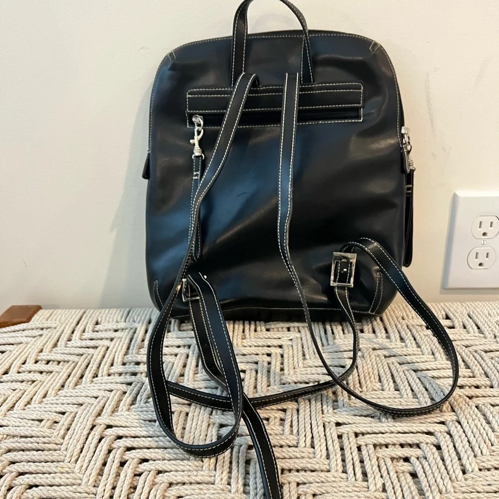 Gerry Weber Black Leather Backpack